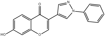 7-羟基-3-(1-苯基-1H-吡唑-4-基)-4H-1-苯并吡喃-4-酮