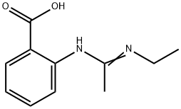 Benzoic acid, 2-[[1-(ethylamino)ethylidene]amino]- (9CI)