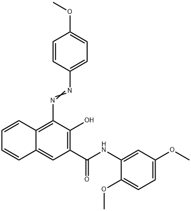 N-(2,5-dimethoxyphenyl)-3-hydroxy-4-[(4-methoxyphenyl)azo]naphthalene-2-carboxamide