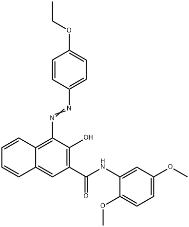 N-(2,5-Dimethoxyphenyl)-4-[(4-ethoxyphenyl)azo]-3-hydroxy-2-naphthalenecarboxamide