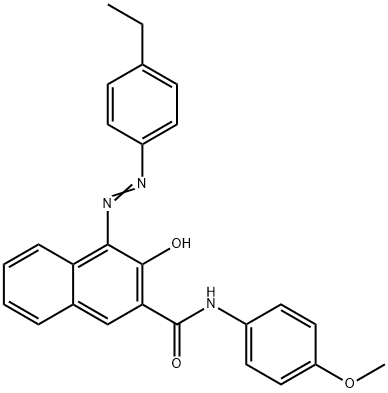 4-[(4-ethylphenyl)azo]-3-hydroxy-N-(4-methoxyphenyl)naphthalene-2-carboxamide