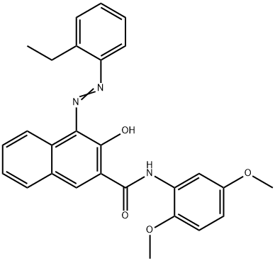 N-(2,5-dimethoxyphenyl)-4-[(2-ethylphenyl)azo]-3-hydroxynaphthalene-2-carboxamide