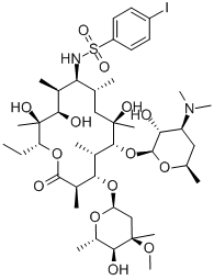 (9S)-9-Deoxo-9-[[(4-iodophenyl)sulfonyl]amino]erythromycin