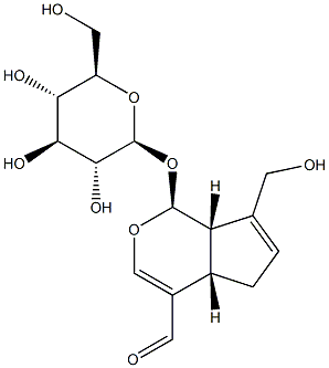 (1S)-1α-(β-D-Glucopyranosyloxy)-1,4aα,5,7aα-tetrahydro-7-hydroxymethyl-cyclopenta[c]pyran-4-carbaldehyde
