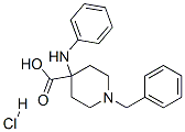 1-benzyl-4-(phenylamino)piperidine-4-carboxylic acid monohydrochloride