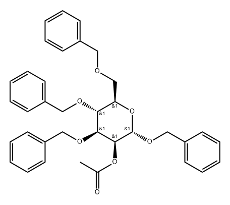 BENZYL 2-O-ACETYL-3,4,6-TRI-O-BENZYL-Α-D-MANNOPYRANOSIDEBENZYL 2-O-ACETYL-3,4,6-TRI-O-BENZYL-Α-D-MANNOPYRANOSIDE