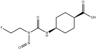4α-[3-(2-Fluoroethyl)-3-nitrosoureido]-1α-cyclohexanecarboxylic acid
