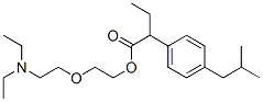 2-[2-(diethylamino)ethoxy]ethyl 2-(4-isobutylphenyl)butyrate