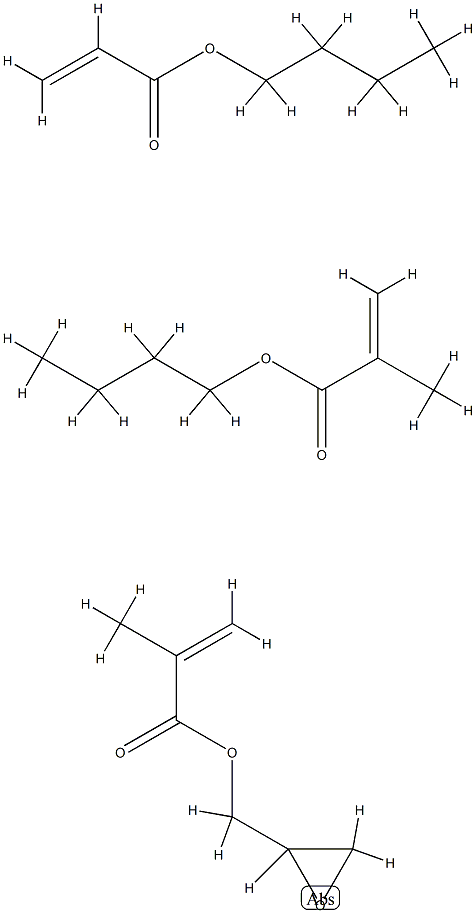 2-Propenoic acid, 2-methyl-, butyl ester, polymer with butyl 2-propenoate and oxiranylmethyl 2-methyl-2-propenoate