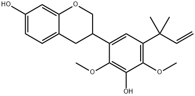 3-[5-(1,1-Dimethyl-2-propenyl)-3-hydroxy-2,4-dimethoxyphenyl]-3,4-dihydro-2H-1-benzopyran-7-ol