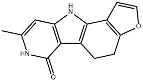 6H-Furo2,3-gpyrido4,3-bindol-6-one, 4,5,7,10-tetrahydro-8-methyl-
