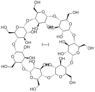 B-CYCLODEXTRIN-IODINE INCLUSION COMPLEX