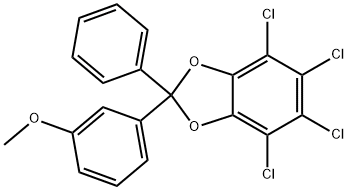 4,5,6,7-Tetrachloro-2-(3-methoxyphenyl)-2-phenyl-1,3-benzodioxole
