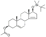 3-O-Acetyl-17-O-tert-butyldimethylsilyl 5,14-Androstadiene-3β,17β-diol