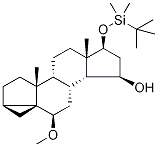 (3β,5α,6β,15α,17β)-17-tert-Butyldimethylsilyloxy-6-methoxy-3,5-cycloandrostan-15-ol