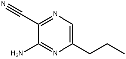 2-Pyrazinecarbonitrile,  3-amino-5-propyl-