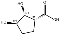 Cyclopentanecarboxylic acid, 2,3-dihydroxy-, (1alpha,2alpha,3beta)- (9CI)