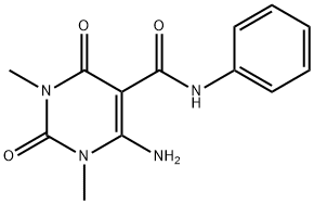 6-Amino-1,2,3,4-tetrahydro-1,3-dimethyl-2,4-dioxo-N-phenyl-5-pyrimidinecarboxamide