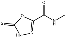 1,3,4-Oxadiazole-2-carboxamide,4,5-dihydro-N-methyl-5-thioxo-(9CI)