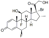 17-bromo-6beta,9-difluoro-11beta,21-dihydroxy-16alpha-methylpregna-1,4-diene-3,20-dione