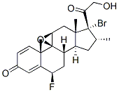 17-bromo-9beta,11beta-epoxy-6beta-fluoro-21-hydroxy-16alpha-methylpregna-1,4-diene-3,20-dione