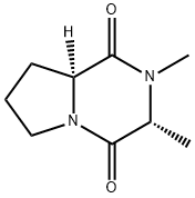 Pyrrolo[1,2-a]pyrazine-1,4-dione, hexahydro-2,3-dimethyl-, (3R-cis)- (9CI)