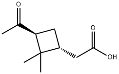 [(1R,3S)-2,2-Dimethyl-3-acetylcyclobutyl]acetic acid