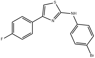 N-(4-Bromophenyl)-4-(4-fluorophenyl)-2-thiazolamine