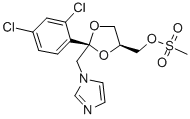 顺式-2-(2,4-二氯苯基)-2-(1H-咪唑-1-甲基)-1,3-二氧戊环-4-甲基甲磺酸酯