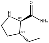2-Pyrrolidinecarboxamide,3-ethyl-,trans-(9CI)