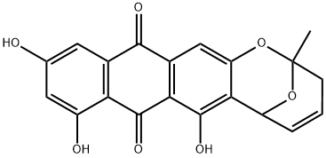 3,6-Dihydro-7,9,11-trihydroxy-2-methyl-2,6-epoxy-2H-anthra[2,3-b]oxocin-8,13-dione