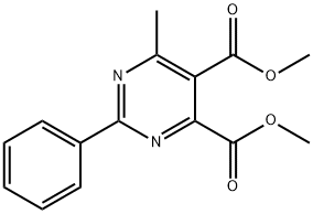6-Methyl-2-phenyl-4,5-pyrimidinedicarboxylic acid dimethyl ester