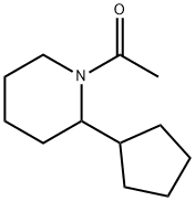 Piperidine, 1-acetyl-2-cyclopentyl- (9CI)
