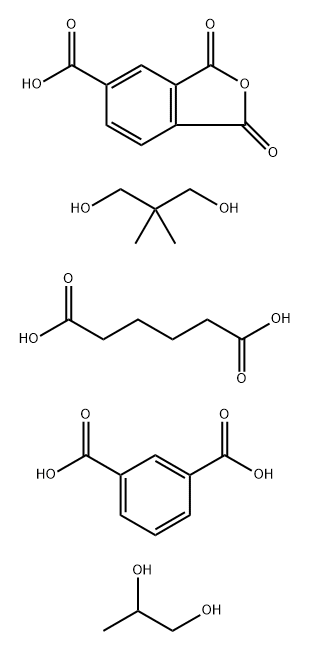 1,3-Benzenedicarboxylic acid, polymer with 1,3-dihydro-1,3-dioxo-5-isobenzofurancarboxylic acid, 2,2-dimethyl-1,3-propanediol, hexanedioic acid and 1,2-propanediol