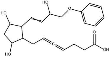 9 alpha,11 alpha,15 alpha-trihydroxy-16-phenoxy-17,18,19,20-tetranorprosta-4,5,13-trienoic acid