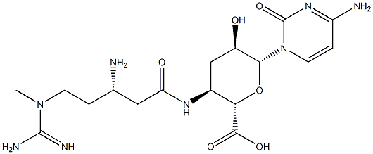 4-[[(S)-3-Amino-5-(1-methylguanidino)-1-oxopentyl]amino]-1-(4-amino-2-oxo-1(2H)-pyrimidinyl)-1,3,4-trideoxy-β-D-ribo-hexopyranuronic acid
