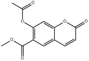 7-Acetyloxy-2-oxo-2H-1-benzopyran-6-carboxylic acid methyl ester