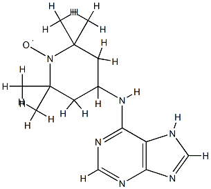 N(6)-(2,2,6,6-tetramethyl-1-oxypiperidin-4-yl)adenine