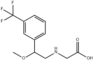 2-(β-Methoxy-m-trifluoromethylphenethylamino)acetic acid