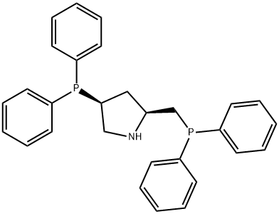 (2S,4S)-4-二苯基膦-2-(二苯基膦甲基)-吡咯烷