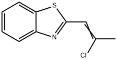 Benzothiazole, 2-(2-chloro-1-propenyl)- (9CI)