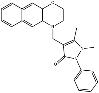1-phenyl-2,3-dimethyl-4-naphthalanmorpholinomethylpyrazolin-5-one