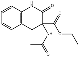 3-acetylamino-2-oxo-1,2,3,4-tetrahydro-quinoline-3-carboxylic acid ethyl ester