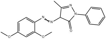 4-[(2,4-dimethoxyphenyl)azo]-2,4-dihydro-5-methyl-2-phenyl-3H-pyrazol-3-one