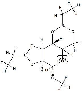 Methyl 2-O,3-O:4-O,6-O-bis(ethylboranediyl)-α-D-mannopyranoside