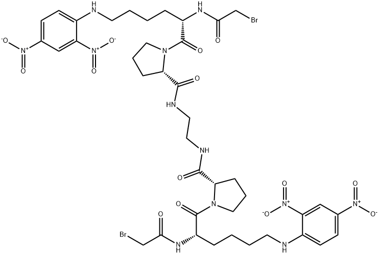 bis(alpha-bromoacetyl-epsilon-2,4-dinitrophenyllysylproline)ethylenediamine