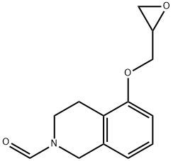 3,4-dihydro-5-(oxiranylmethoxy)-1H-isoquinoline-2-carbaldehyde