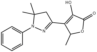 4-(4,5-Dihydro-5,5-dimethyl-1-phenyl-1H-pyrazol-3-yl)-3-hydroxy-5-methyl-2(5H)-furanone