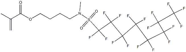 4-[[(heptadecafluorooctyl)sulphonyl]methylamino]butyl methacrylate