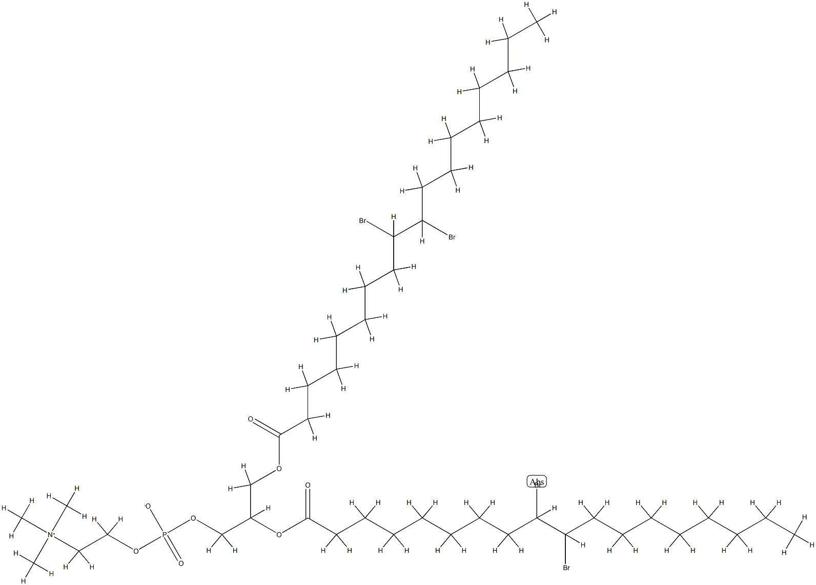 1,2-di(9,10-dibromostearoyl)phosphatidylcholine